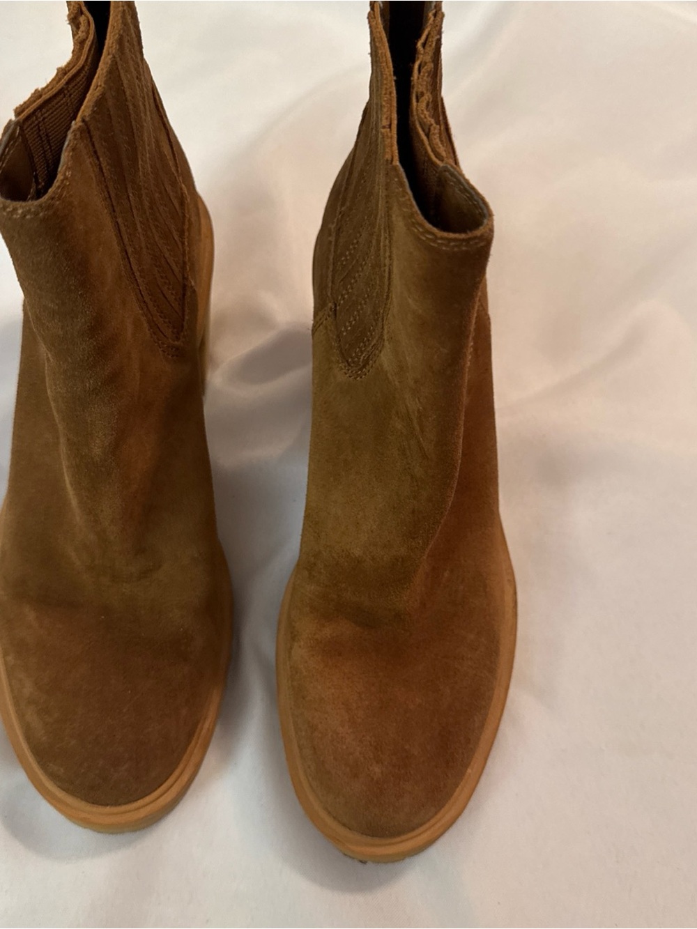 Dolce Vita Brown Suede Ankle Booties